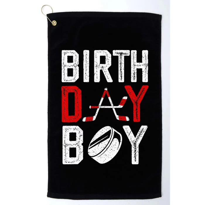 Boy Birthday Party Decorations Hockey Winter Sports Fans Platinum Collection Golf Towel