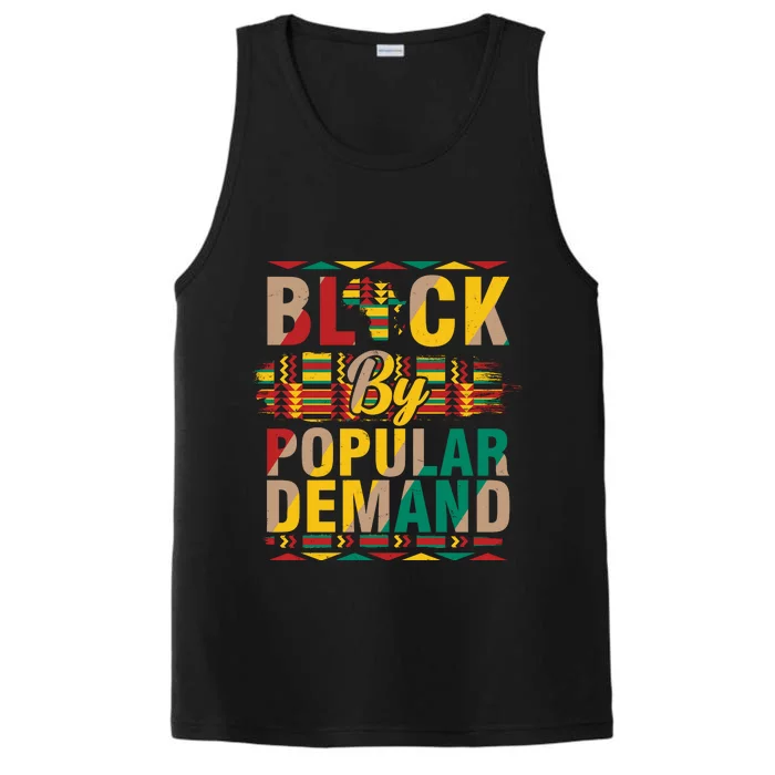 Black By Popular Demand Celebrate Black History Performance Tank