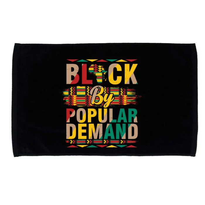 Black By Popular Demand Celebrate Black History Microfiber Hand Towel