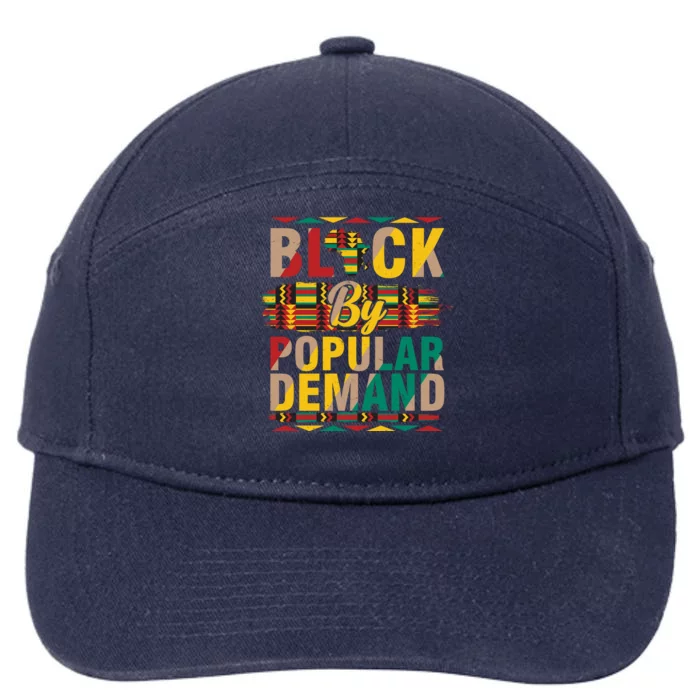 Black By Popular Demand Celebrate Black History 7-Panel Snapback Hat