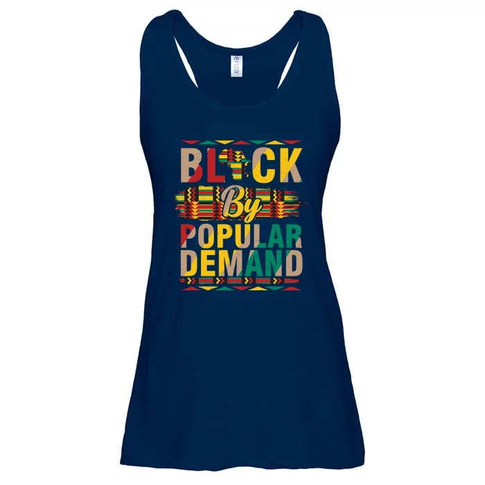 Black By Popular Demand Celebrate Black History Ladies Essential Flowy Tank