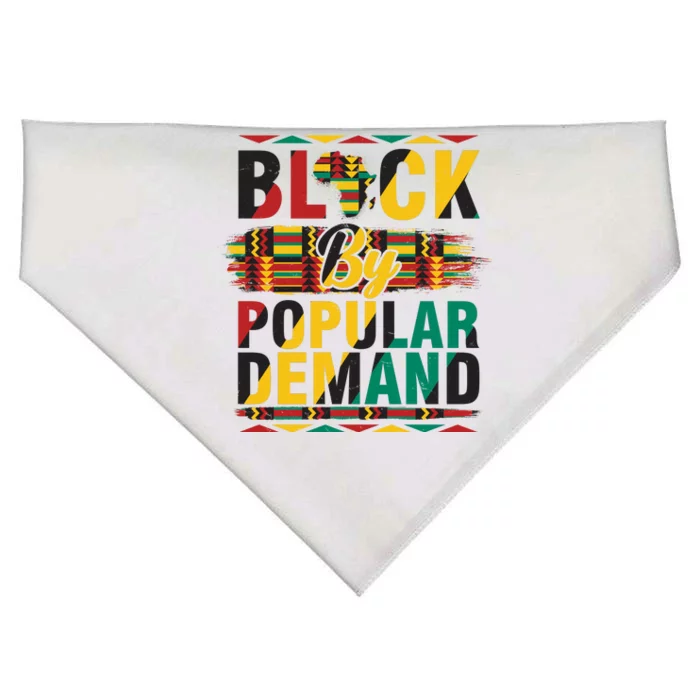 Black By Popular Demand Celebrate Black History USA-Made Doggie Bandana