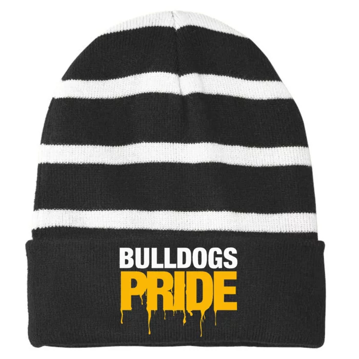 Batavia Bulldogs Pride Striped Beanie with Solid Band