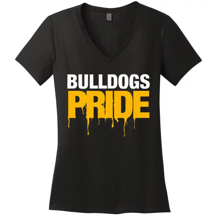 Batavia Bulldogs Pride Women's V-Neck T-Shirt