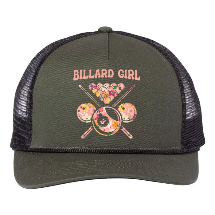 Billiard Billard Player 8ball Pool Snooker Billiards Gift Retro Rope Trucker Hat Cap