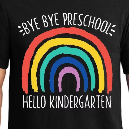 BYE BYE PRESCHOOL HELLO KINDERGARTEN School Teacher Student Pajama Set