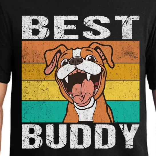 Best Buddy Pitbull Retro Pajama Set