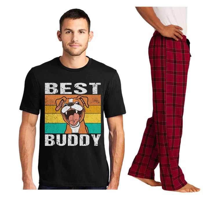 Best Buddy Pitbull Retro Pajama Set