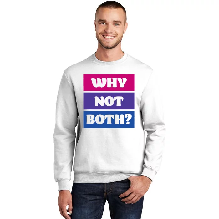 Bisexual Bi Pride Flag Why Not Both Lgbtq Sweatshirt