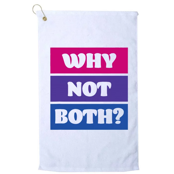 Bisexual Bi Pride Flag Why Not Both Lgbtq Platinum Collection Golf Towel