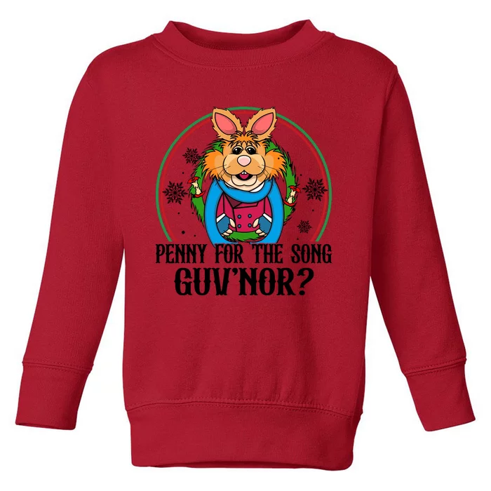 Bean Bunny Penny For The Song Guvnor Bean Bunny Christmas Toddler Sweatshirt