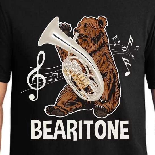 Bearitone Baritone Player Euphonium Lover Marching Band Pajama Set