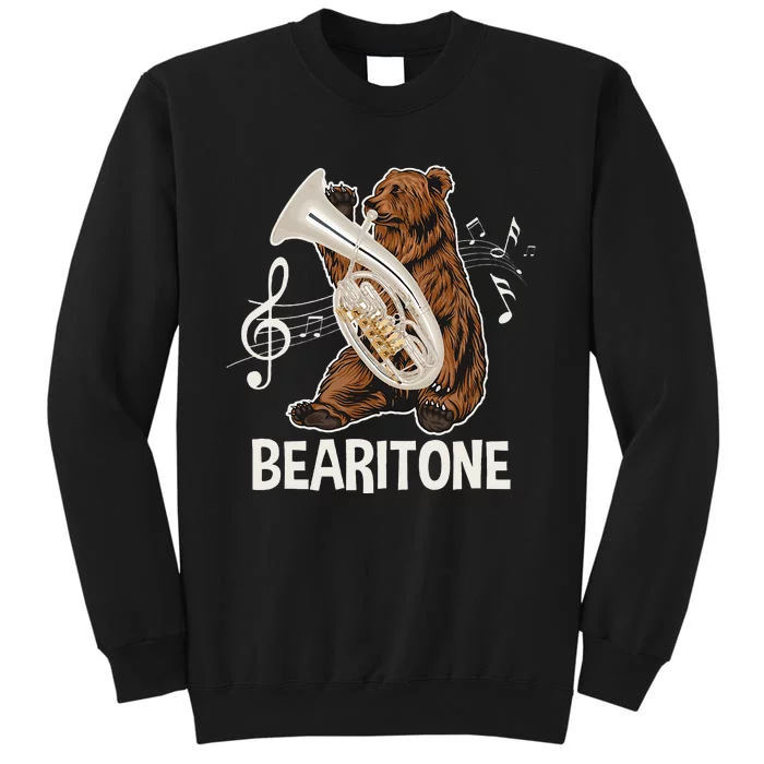 Bearitone Baritone Player Euphonium Lover Marching Band Tall Sweatshirt