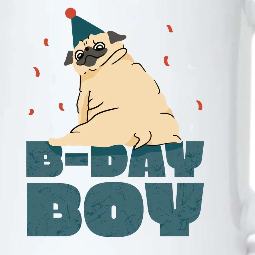 Birthday Boy Pug Black Color Changing Mug