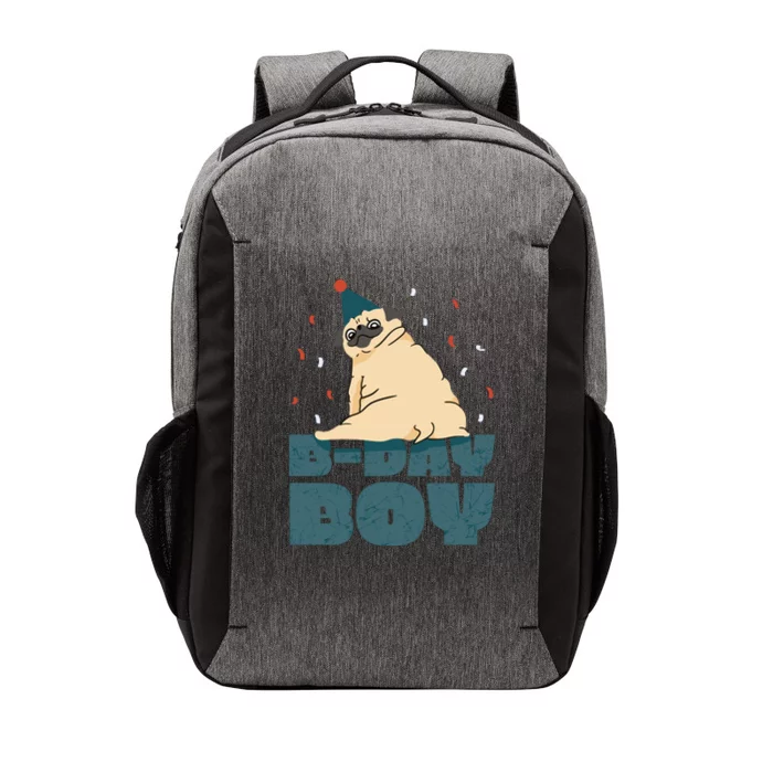 Birthday Boy Pug Vector Backpack