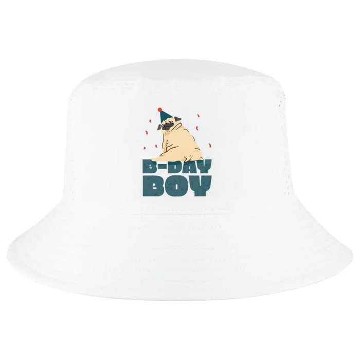 Birthday Boy Pug Cool Comfort Performance Bucket Hat