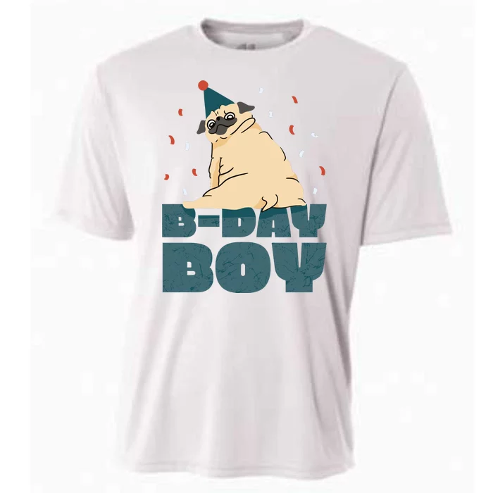 Birthday Boy Pug Cooling Performance Crew T-Shirt