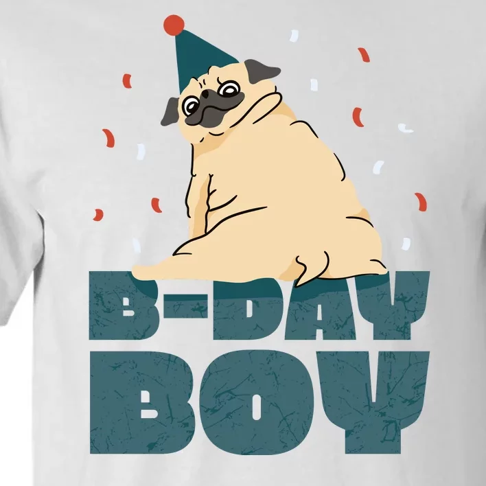 Birthday Boy Pug Tall T-Shirt