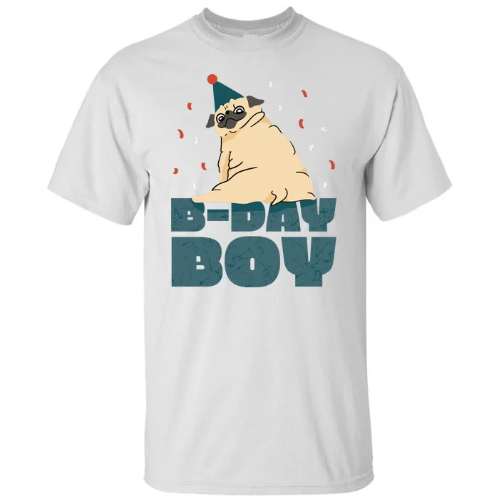 Birthday Boy Pug Tall T-Shirt