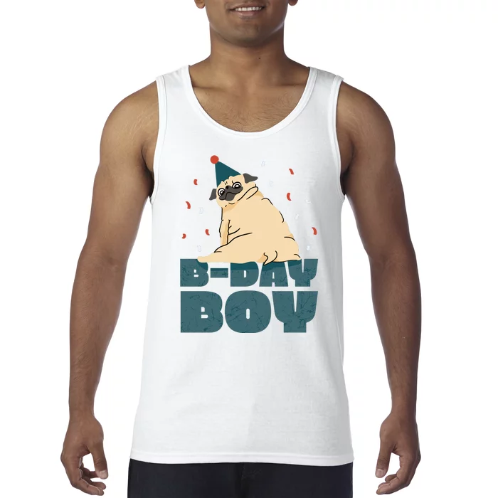 Birthday Boy Pug Tank Top