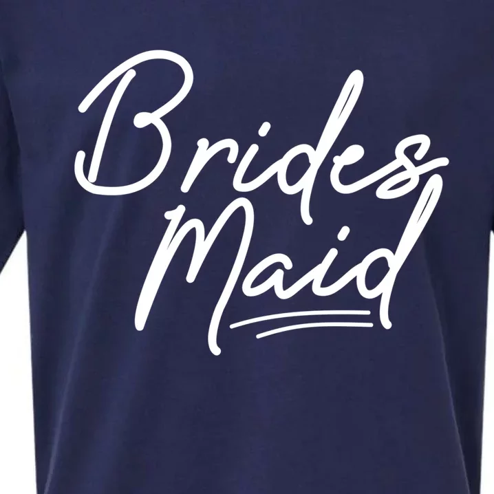 Bridesmaid Bachelorette Party Meaningful Gift Sueded Cloud Jersey T-Shirt