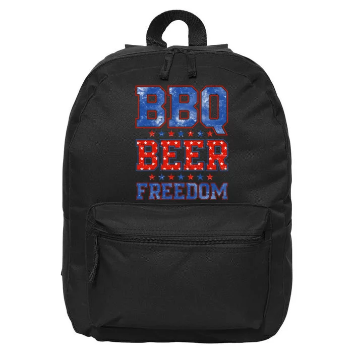 BBQ Beer Freedom 16 in Basic Backpack