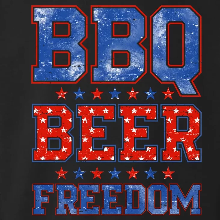 BBQ Beer Freedom Toddler Hoodie