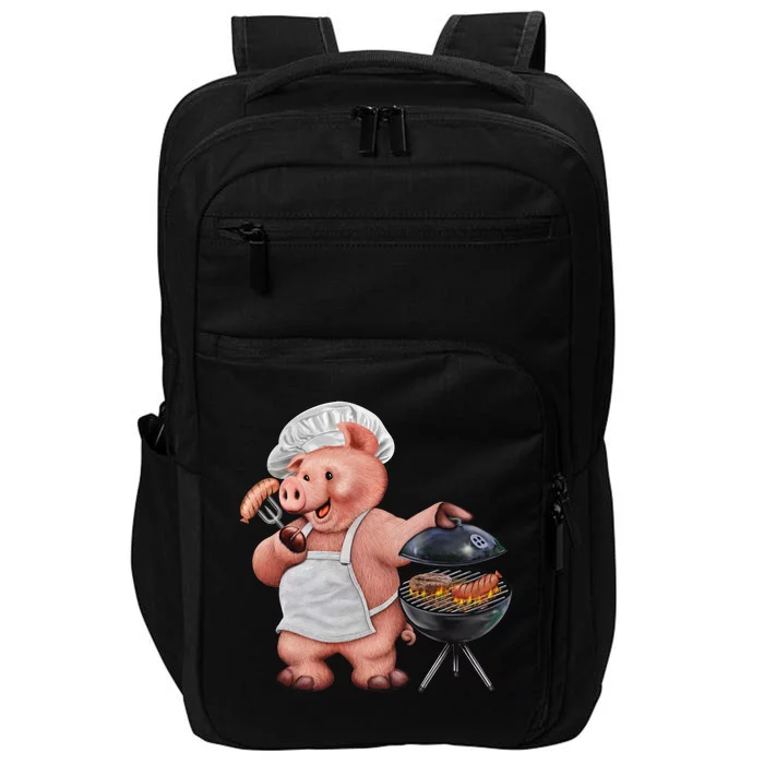 BBQ Pig Grilling Impact Tech Backpack