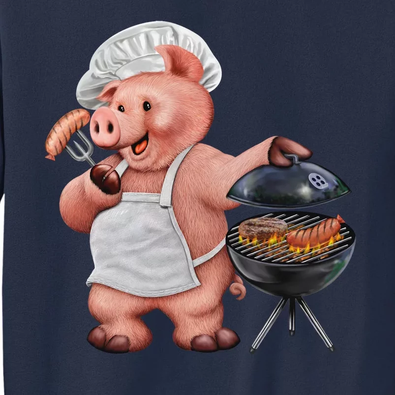 BBQ Pig Grilling Sweatshirt