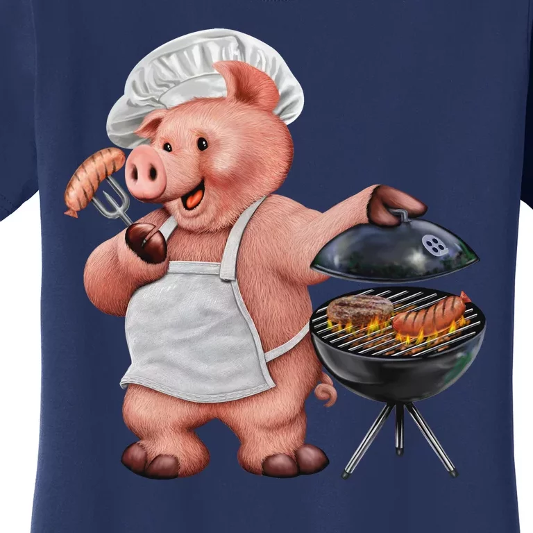 BBQ Pig Grilling Women's T-Shirt