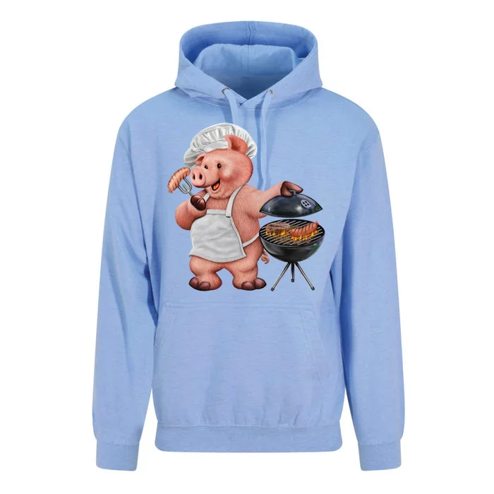 BBQ Pig Grilling Unisex Surf Hoodie