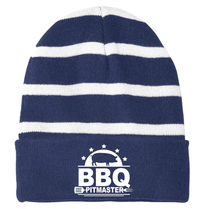 BBQ PitMaster Striped Beanie with Solid Band