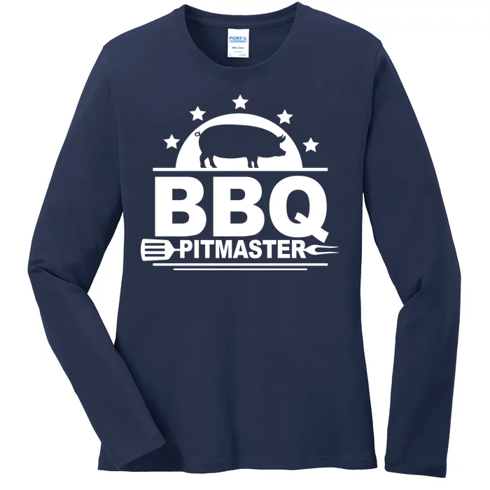 BBQ PitMaster Ladies Long Sleeve Shirt