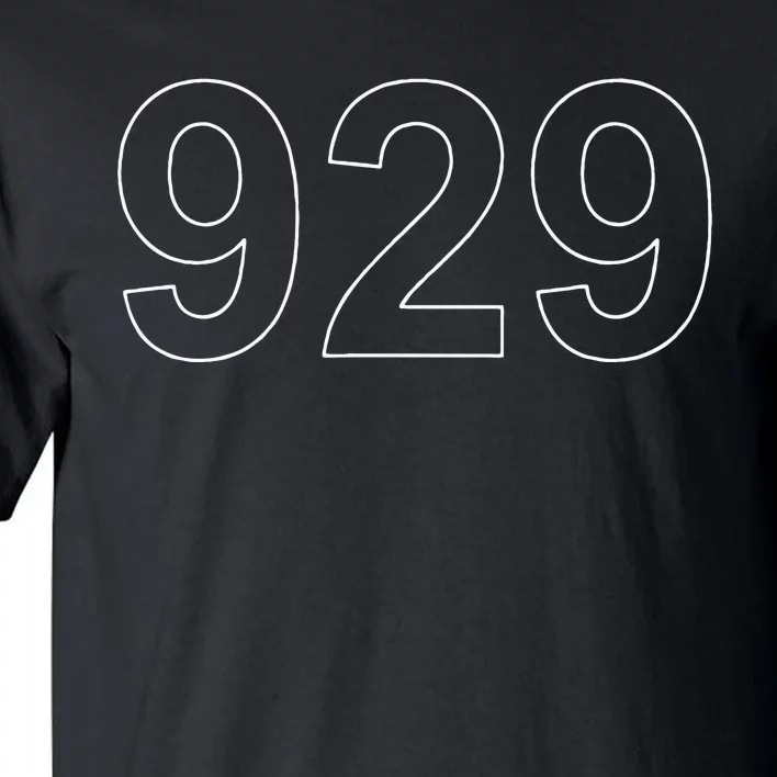 Bronx Brooklyn Queens New York City Area Code 929 Tall T-Shirt