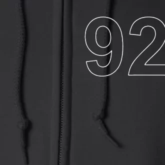 Bronx Brooklyn Queens New York City Area Code 929 Full Zip Hoodie