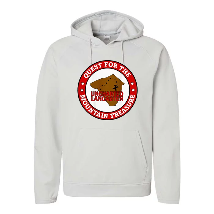 BuzzardS Booty Quest For The Mountain Treasure Performance Fleece Hoodie