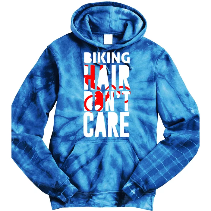 Best Bicycle Quotes Gift Biking Hair Dont Care Cute Gift Tie Dye Hoodie