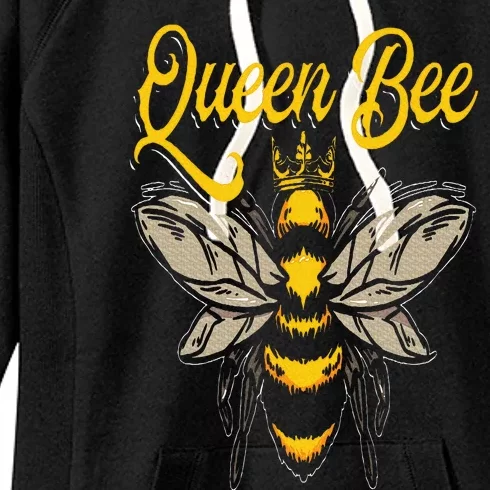 Beekeeping Bee Queen Crown Beekeeper Women's Fleece Hoodie