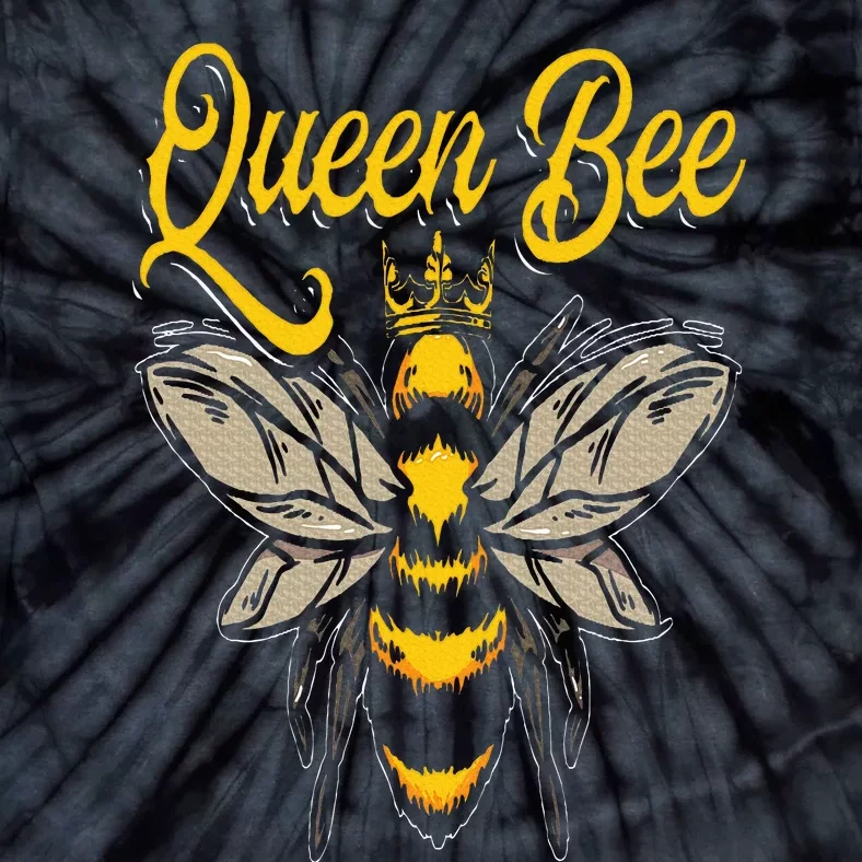 Beekeeping Bee Queen Crown Beekeeper Tie-Dye T-Shirt