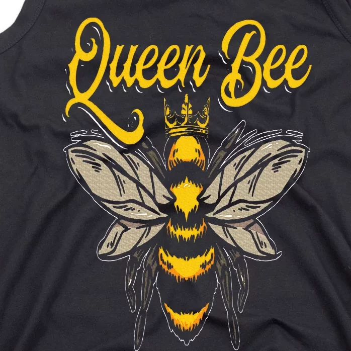 Beekeeping Bee Queen Crown Beekeeper Tank Top