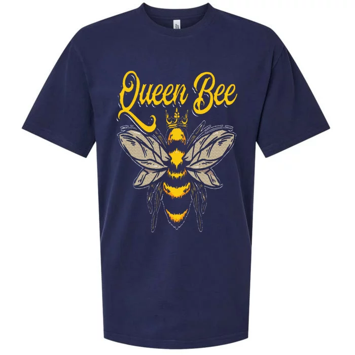 Beekeeping Bee Queen Crown Beekeeper Sueded Cloud Jersey T-Shirt