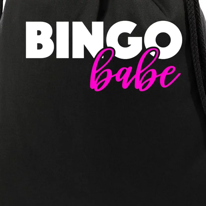 Bingo Babe Quoting Cool Gift Funny Bingo Player Great Drawstring Bag