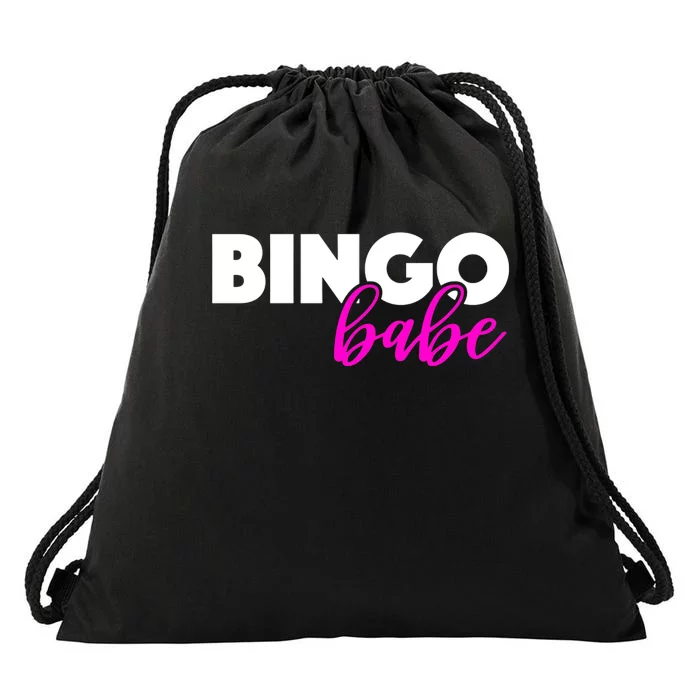 Bingo Babe Quoting Cool Gift Funny Bingo Player Great Drawstring Bag