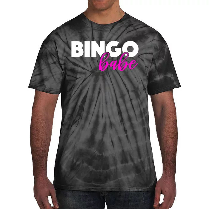 Bingo Babe Quoting Cool Gift Funny Bingo Player Great Tie-Dye T-Shirt