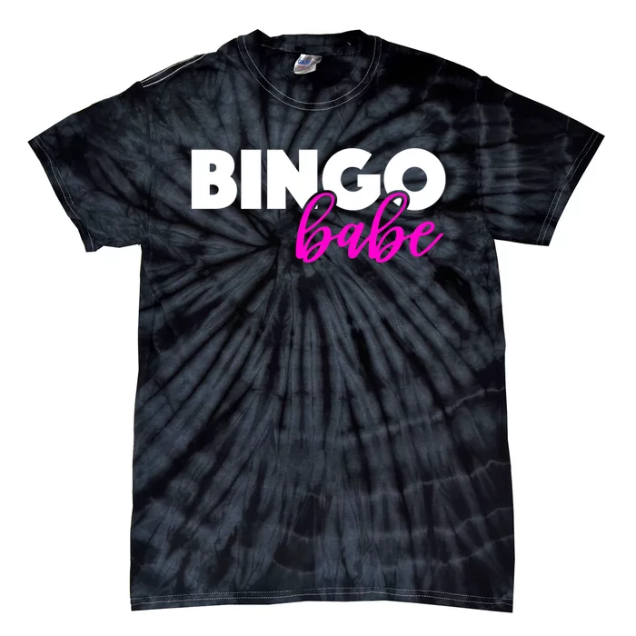 Bingo Babe Quoting Cool Gift Funny Bingo Player Great Tie-Dye T-Shirt