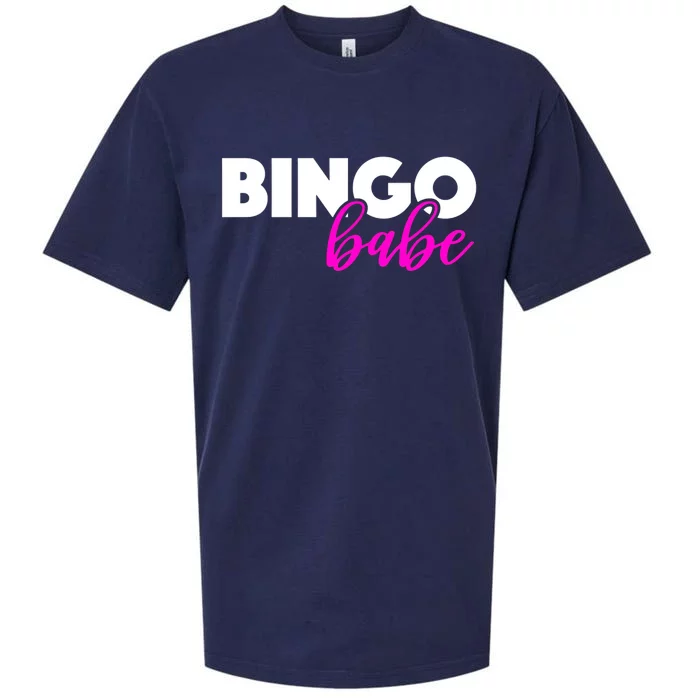 Bingo Babe Quoting Cool Gift Funny Bingo Player Great Sueded Cloud Jersey T-Shirt