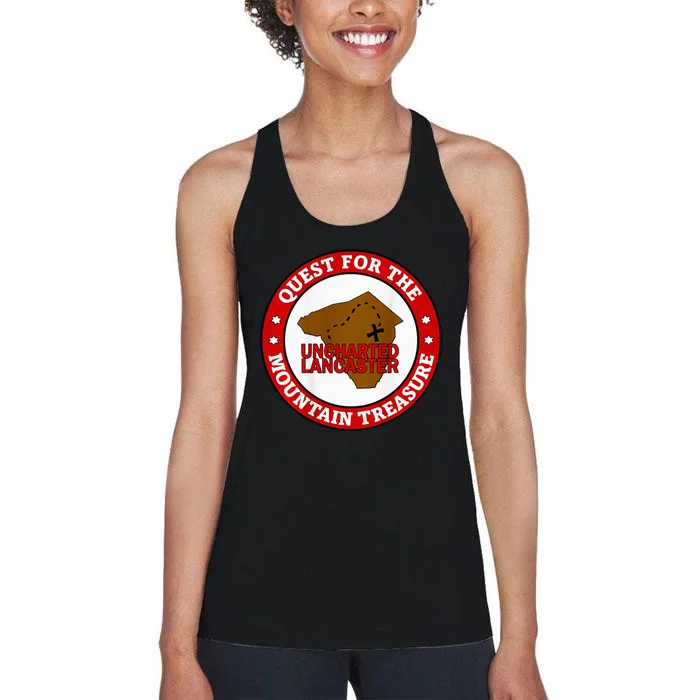 BuzzardS Booty Quest For The Mountain Treasure Women's Racerback Tank