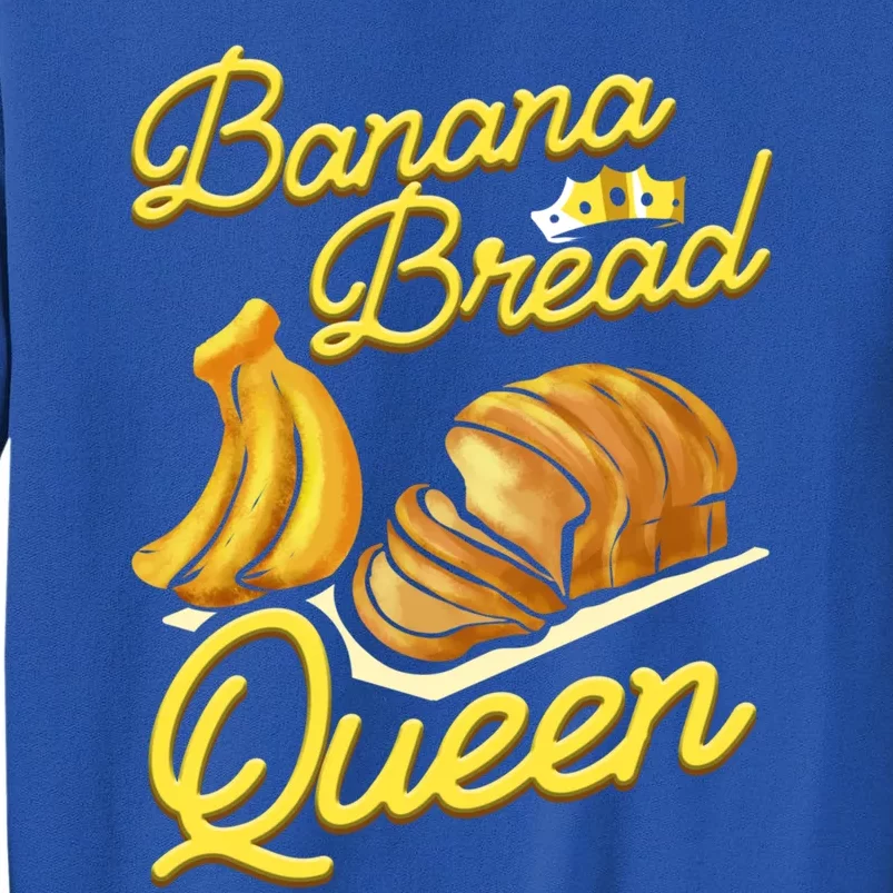 Banana Bread Queen Baking Vegan Baker Gift Tall Sweatshirt