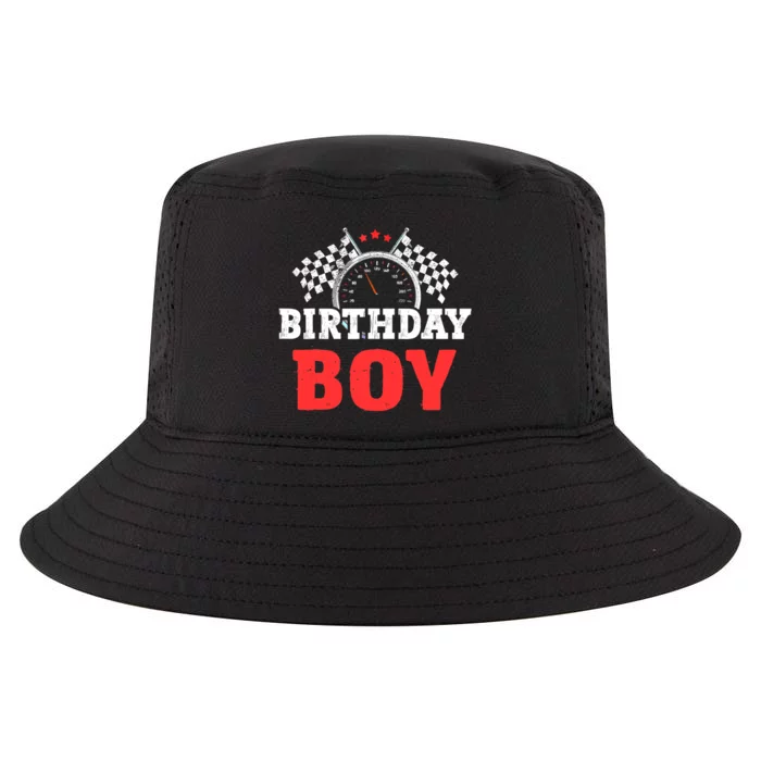 Birthday Boy Race Car Racing Car Driver Birthday Crew Cool Comfort Performance Bucket Hat