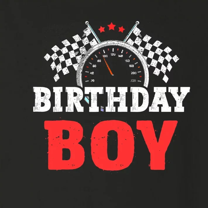 Birthday Boy Race Car Racing Car Driver Birthday Crew Toddler Long Sleeve Shirt